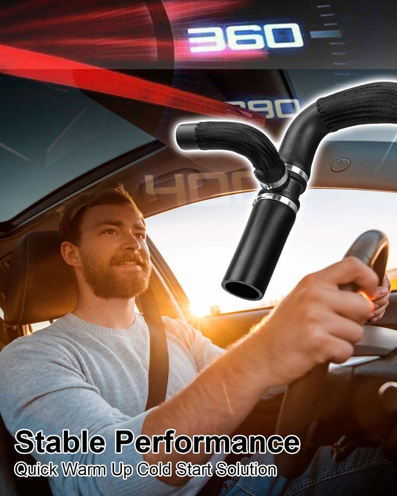 TIKSCIENCE Engine Radiator Coolant Hose Replace 68246567AA Fit for Jeep Renegade 2015-2021 1.3L 2.4L Turbo 4WD/2WD, Hose Radiator Inlet - Image 3