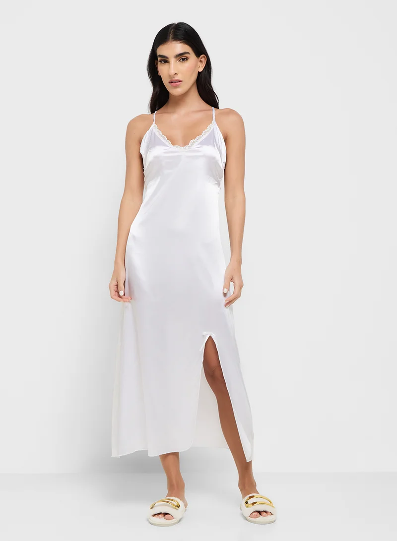 ايلا Night Slip Dress With Slit