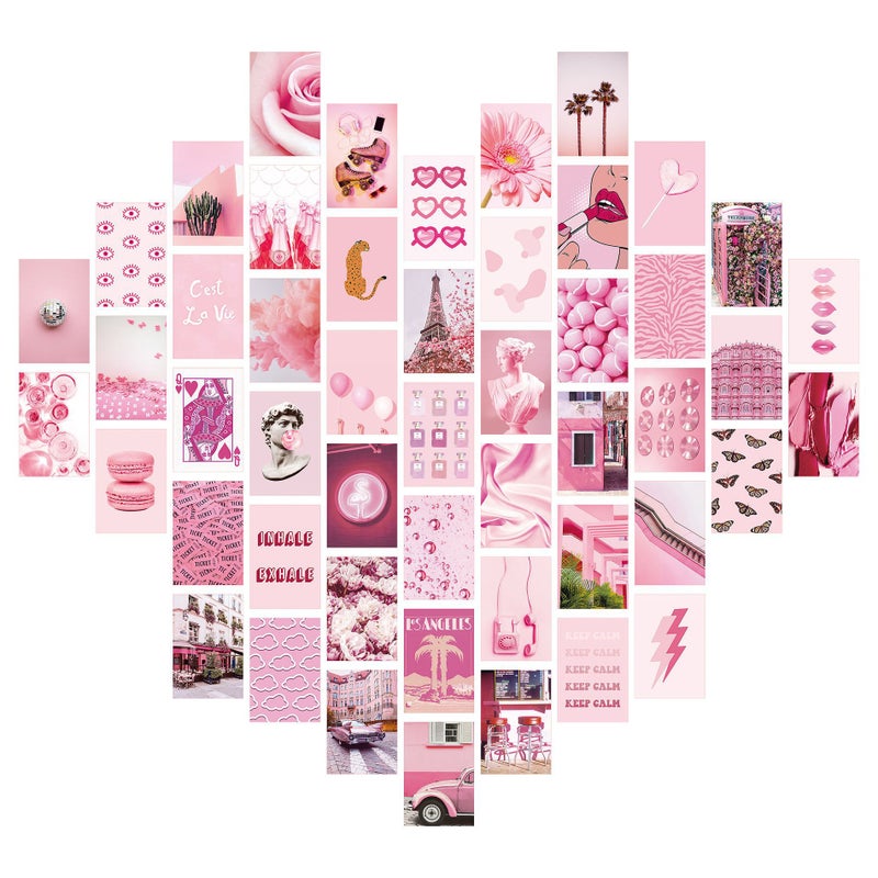 New 50 Posters Sale Postcard Poster Decorative Painting Color Aesthetic Card - Image 1