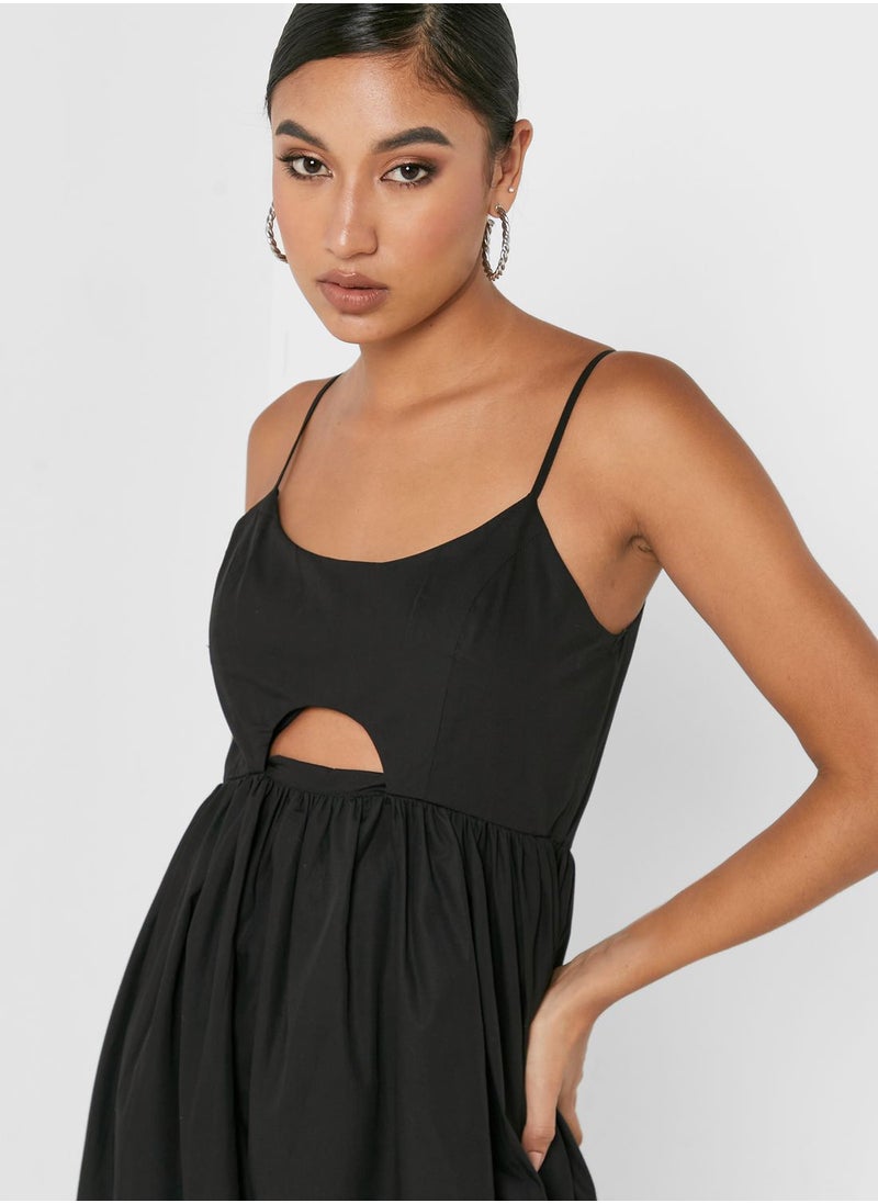 TOPSHOP - Strappy Pleated Dress - Image 1