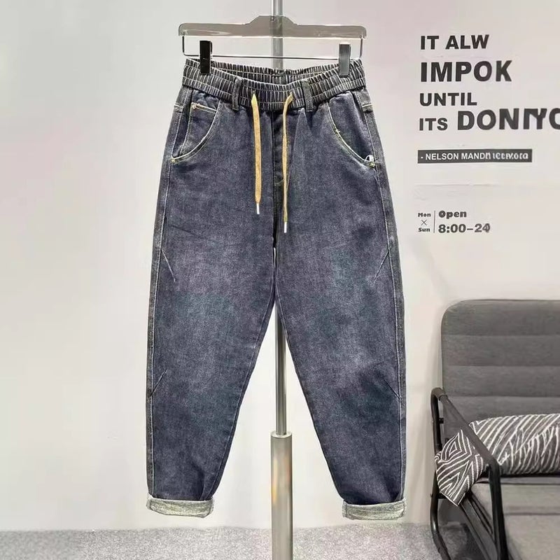 Unisex Classic Denim Jeans Loose Fit Daily Outdoor Wear - Image 2