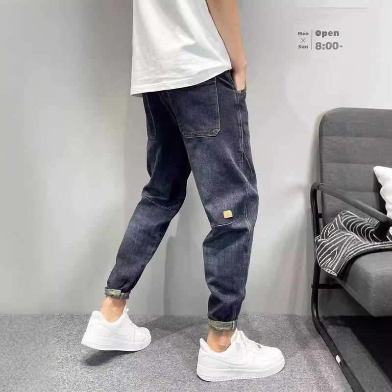 Unisex Classic Denim Jeans Loose Fit Daily Outdoor Wear - Image 4