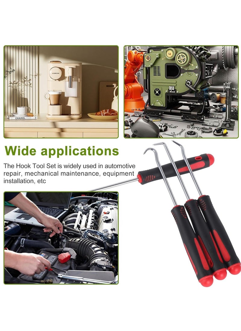 DEFAONS - Multi-Purpose Hook And Pick Tool Set, 9-Piece, Enhanced Grip for Mechanics and Hobbyists - Image 1