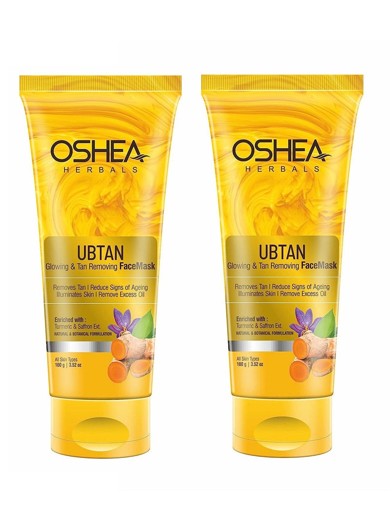 Oshea Herbals Ubtan Glowing and Tan Removing Set 200g
