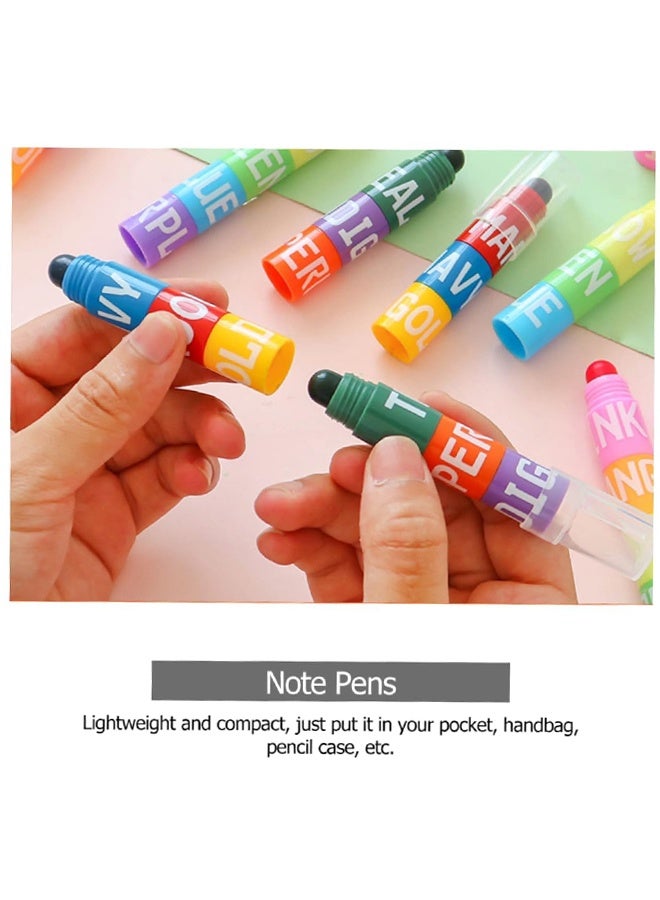 2pcs Practical High Grade Markers Multipurpose Highlighters for School and Office Strong Coverage Note Marking Pens for - Image 4