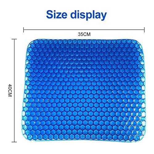 FEXONXA Gel Memory Foam Seat Cushion Honeycomb Design Back Support and Sciatica Relief Office and Travel - Image 2