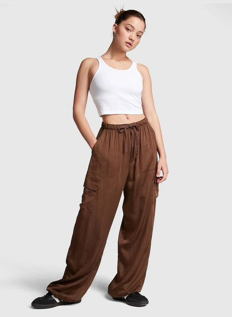 Victoria's Secret Satin Parachute Pants