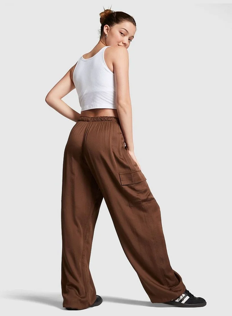 Victoria's Secret Satin Parachute Pants