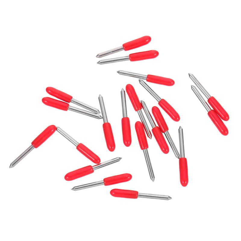 Tungsten Cutting Blades 20pcs For Vinyl Reflective Film And Weight Materials Red 2 3X0 2cm - Image 2