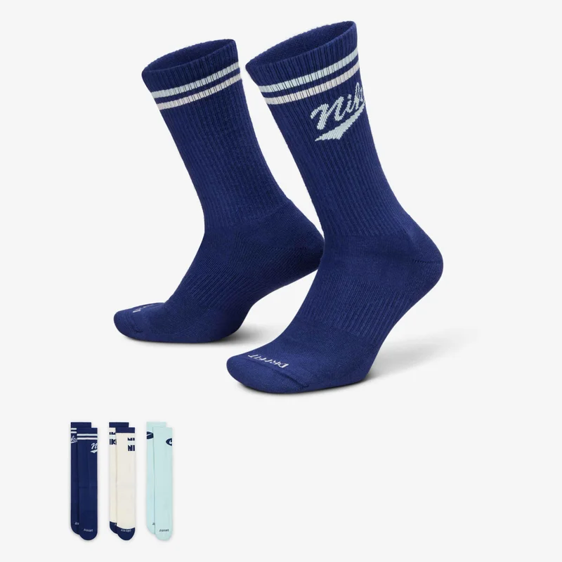 Nike Everyday Plus Dri-FIT Crew Socks (3 Pairs)