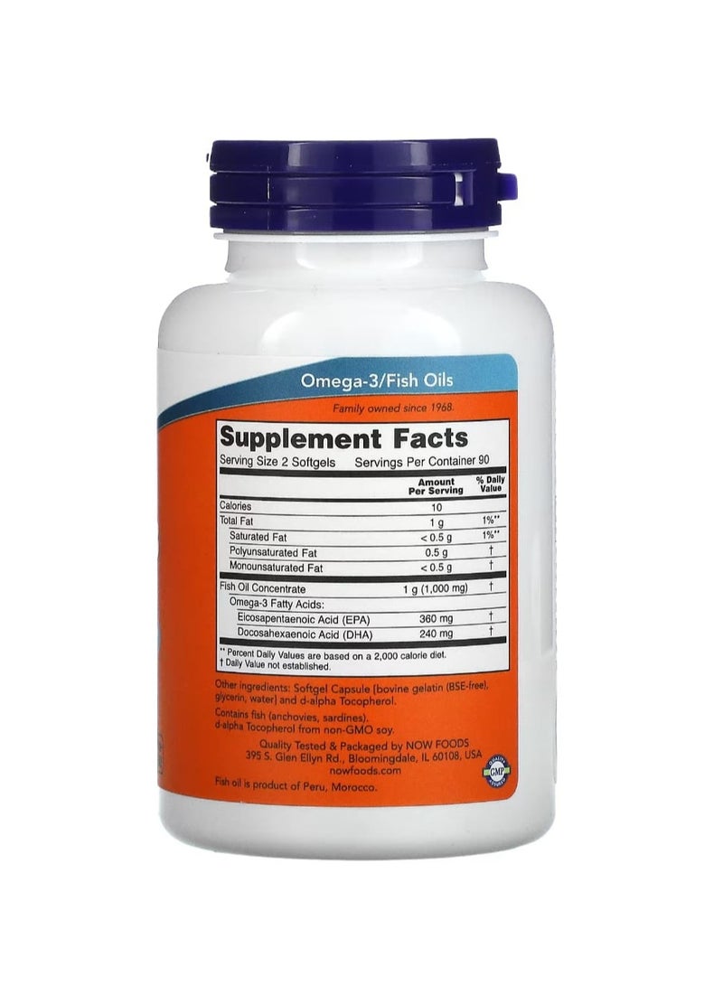 now Omega 3 Mini Gels 180 Softgels - Image 2
