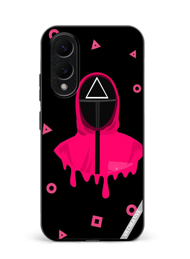 VR CREATIVE Protective Case Cover For Samsung Galaxy S25 Edge Squid Game Design Multicolour