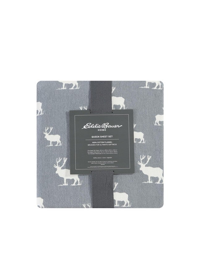 Eddie Bauer Eddie Bauer - Flannel Collection - Cotton Bedding Sheet Set, Bedsheet, Pre-Shrunk & Brushed For Extra Softness, Comfort, and Cozy Feel, King, Elk Grove - Image 3
