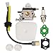 HIFROM HIFROM C1U-K54A Carburetor with Air Filter Fuel Line Spark Plug Gasket kit Compatible with 2-Cycle Mantis Tiller 7222  - Image 2