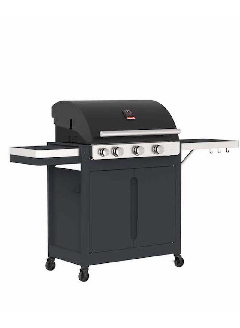 barbecook شواية غاز Barbecook Stella 3201 باللون الأسود مع خزائن  - Image 1
