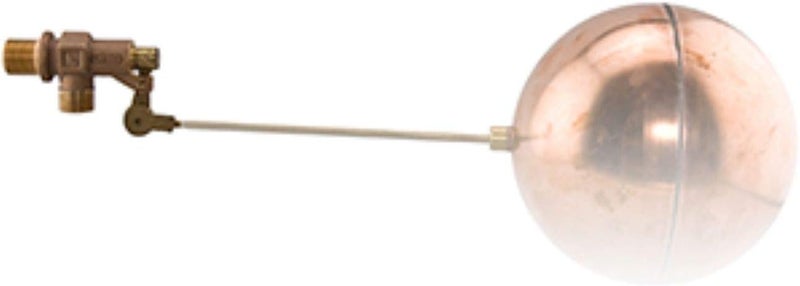 watts ST750 Series 3/4" Bronze Standard Duty Float Valve, Male NPT Inlet & Outlet, Machined Flange, Serrated Arms, Replaceable Seals, Pivot Arm & Plunger Assembly, Max Working Temperature 180° F - Image 2