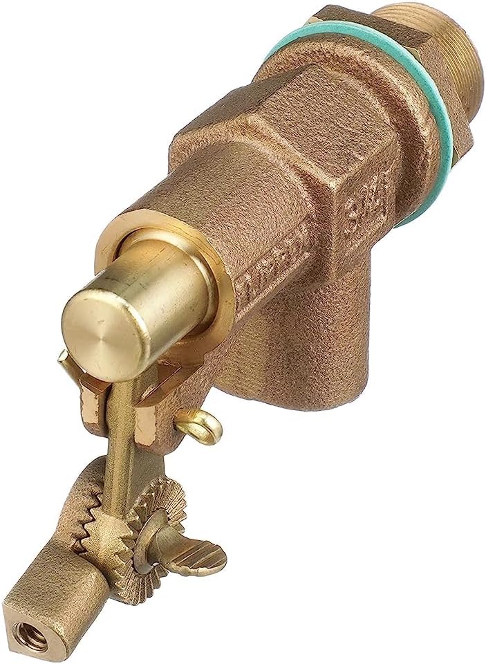 watts ST750 Series 3/4" Bronze Standard Duty Float Valve, Male NPT Inlet & Outlet, Machined Flange, Serrated Arms, Replaceable Seals, Pivot Arm & Plunger Assembly, Max Working Temperature 180° F - Image 3