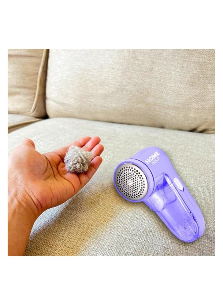 Home Gold - HOME GOLD Lint Remover For Clothes - Lint shaver, Fuzz Fabric Shaver with High Capacity & Low Noise Design - Easy Operation, Portable & Comfortable, HG-090 - Image 1