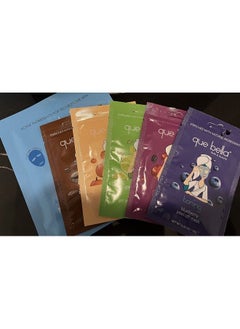 que bella 174; مجموعة أقنعة الوجه للعناية 6 قطعة  - Image 3