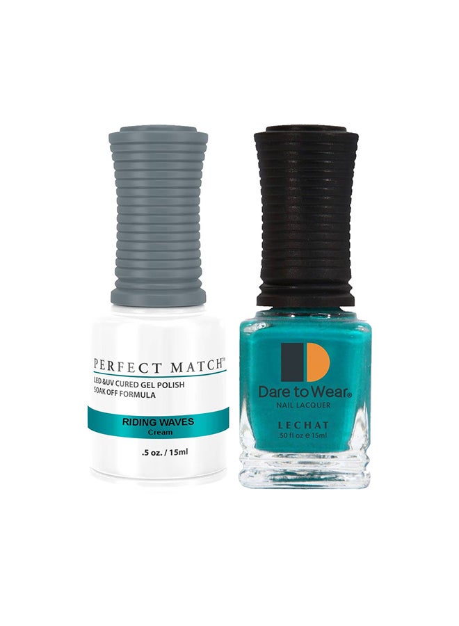 Lechat Soak Off Gel Nail Polish UV LED Gel Polish Riding Waves PMS175