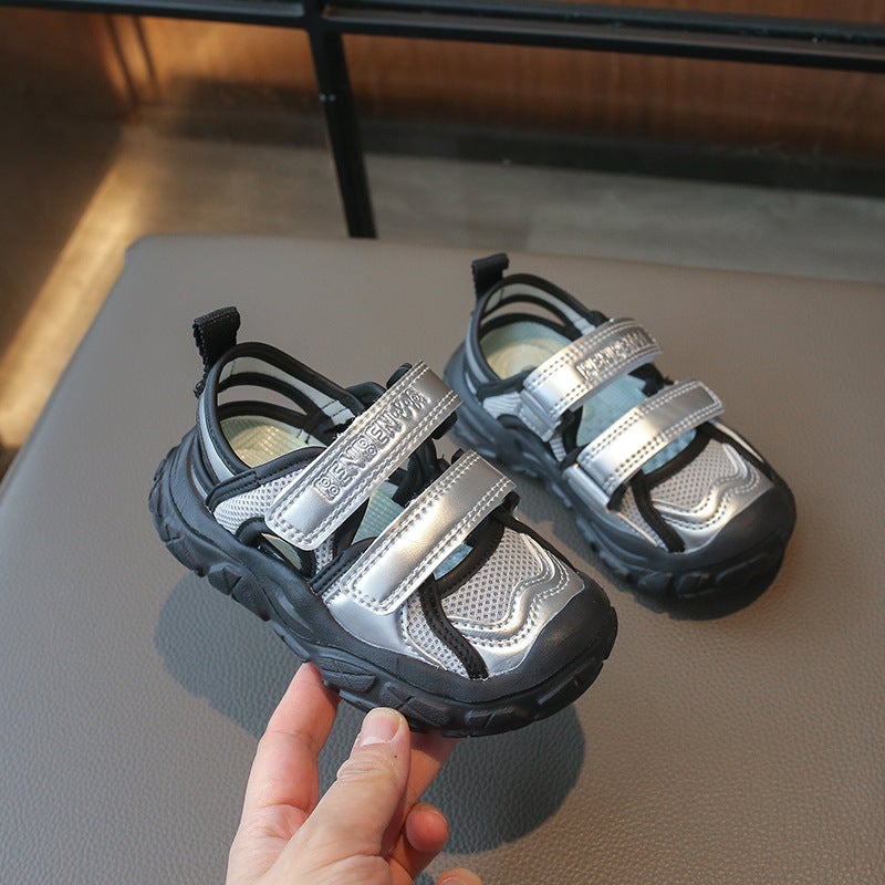 Internet Popular Summer Children'S Shoes 2024 Children'S Sneaker Hollow Mesh Breathable Boys Sandals Girls Shoes Summer - Image 3