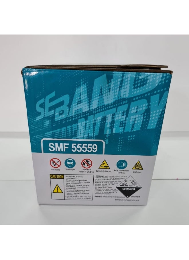 HTE Sebang Car Batteries Korea (Smf55559 / Din 55 / 12V 55Ah)  - Image 3