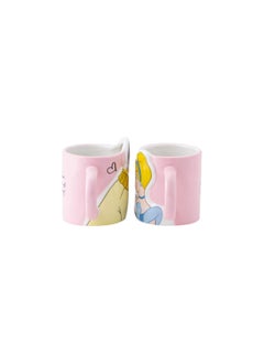 Generic Couple Mug Set Featuring Prince & Cinderella Matching for Couples, Ideal for Coffee, Tea, Hot Chocolate Ceramic Mug 300ml  - Image 2