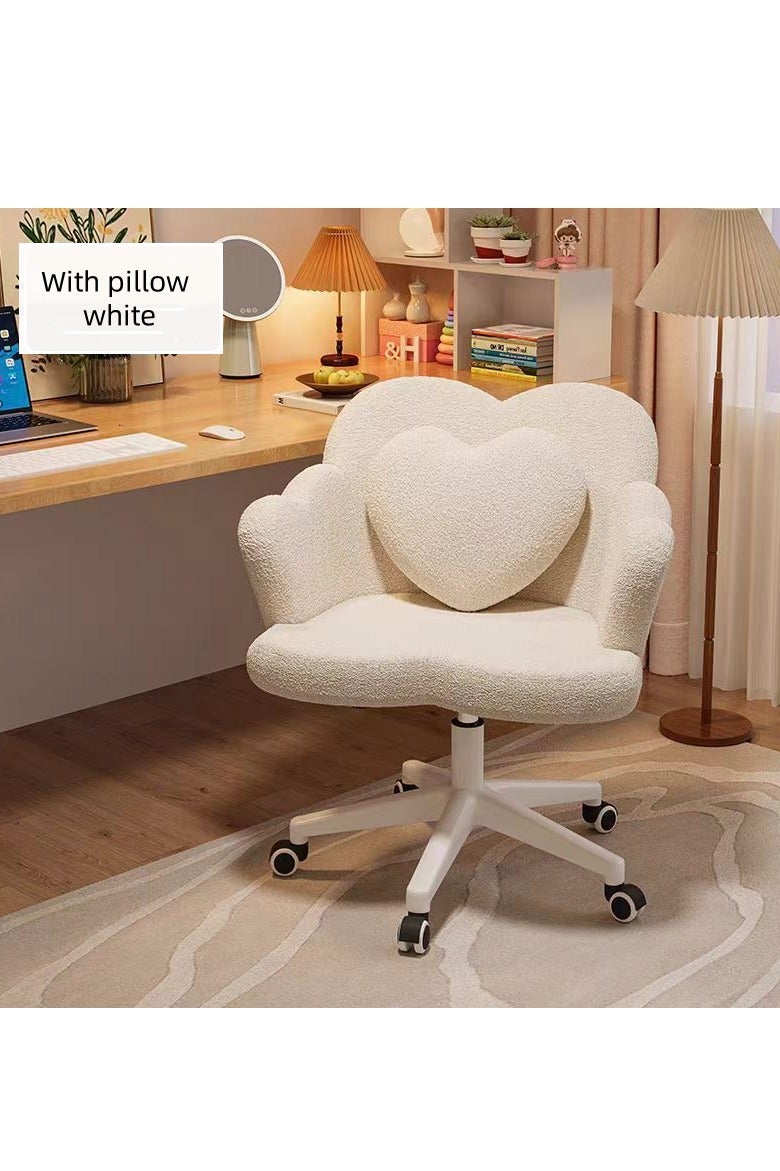 Tanwer Elevating bedroom chair, female computer chair, petal rotatable chair - Image 2