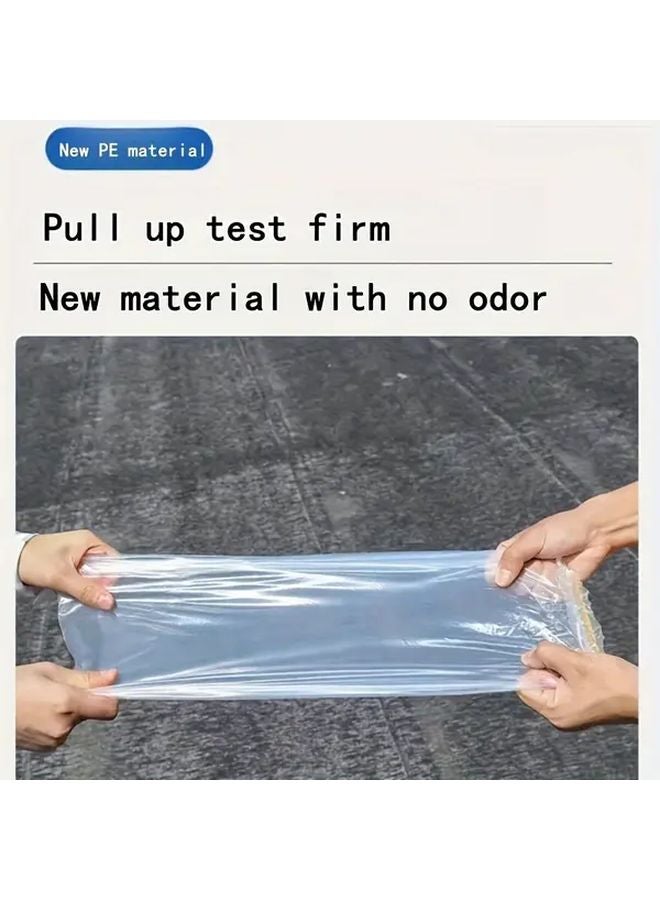 Transparent Disposable Shoe Covers 2 Pairs Outdoor Wear Resistant Rain Foot Protection - Image 5