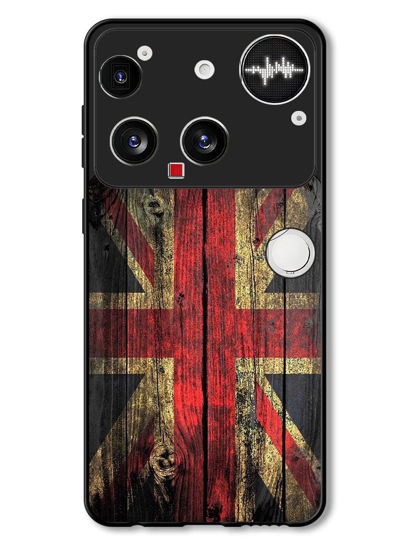 Theodor Case Compatible with Nothing Phone (3) 6.67 Inch Protection Shockproof Bumper Cover Vintage wood - Image 1