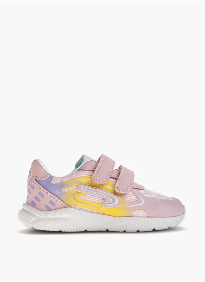 بابلوسكي Girls Textured Shoes With Hook & Loop Closure