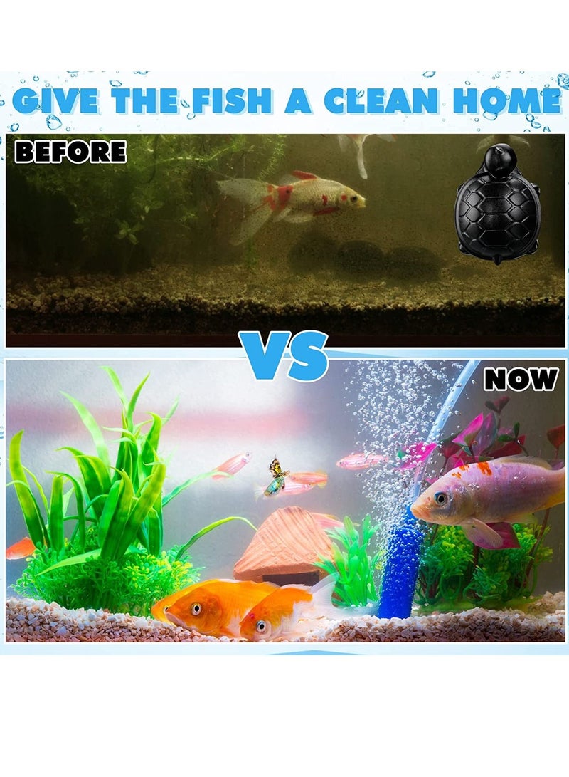 SYOSI Fish Tank Cleaning Brush Magnetic Aquarium Brush Magnetic Clean Brush Glass Cleaning Brush, Magnetic Aquarium Glass Cleaner for Fish Tank Cleaning, Cleaning Tools for Small Fish Tank 2 Pcs  - Image 4