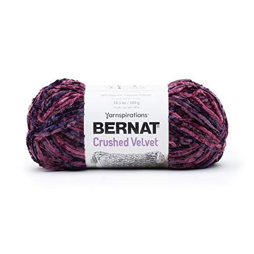 Bernat Crushed Velvet Yarn Burgundy - Image 1