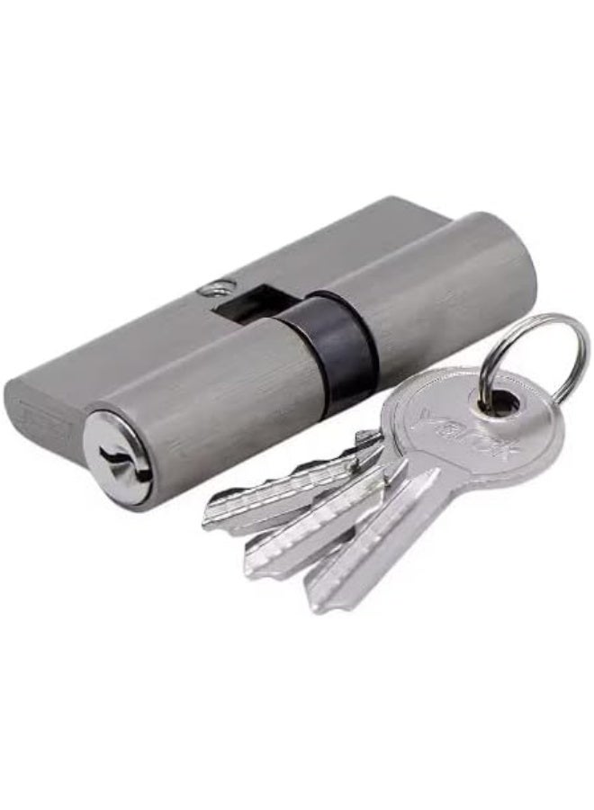 NJM DOOR CYLINDER for Wood/ Metal Door 70MM STANDARD SIZE WITH 3KEY SN - Image 1