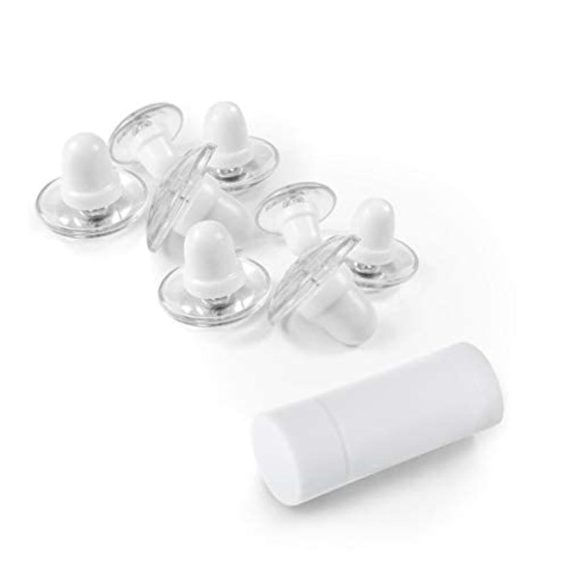 Pinion Pins PinionPins Clear Magnetic Duvet Clips with Magnetic Key for Easy Removal. Pack of 16 Comforter Fasteners That are Safe Locking and Holds up to 10lbs  - Image 1