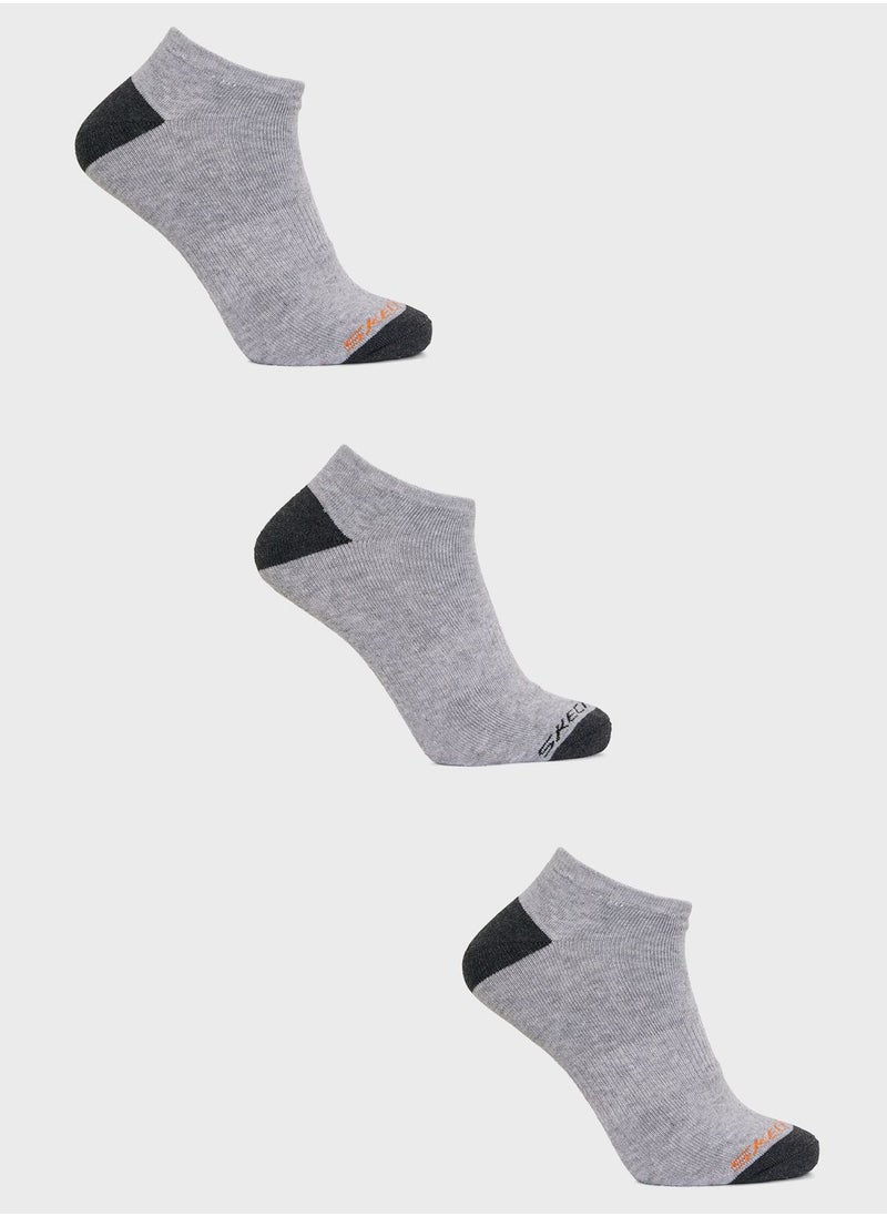 SKECHERS 3 Pack No Show Socks  - Image 1