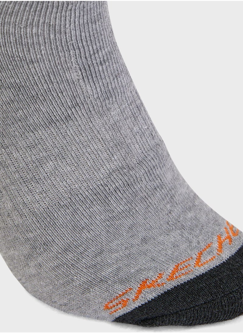 SKECHERS 3 Pack No Show Socks  - Image 5