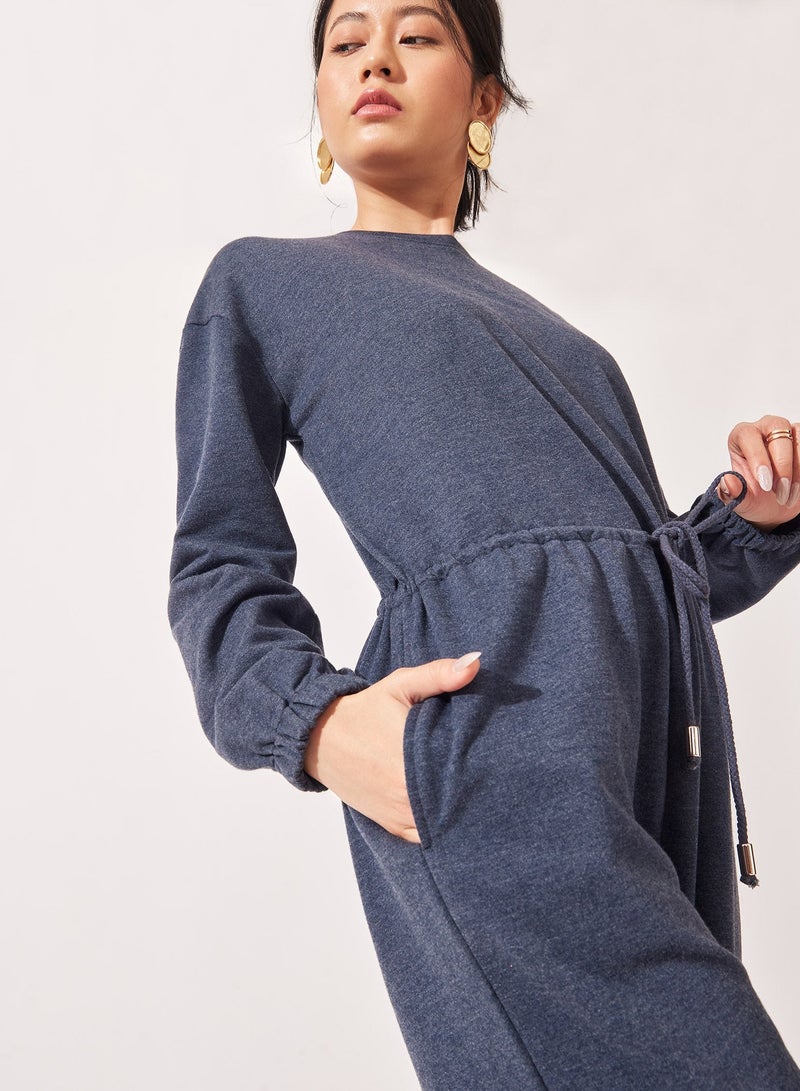 The Label Life Drawstring Waist Jumpsuit - Image 1