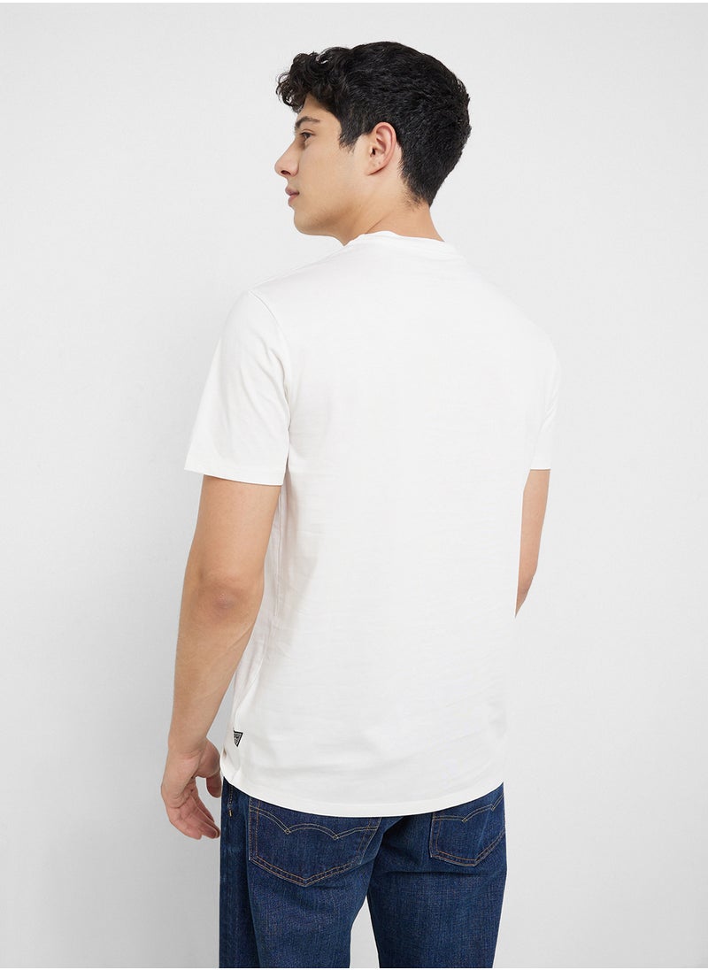 GUESS West Coast Palm Crew Neck T-Shirt  - Image 2