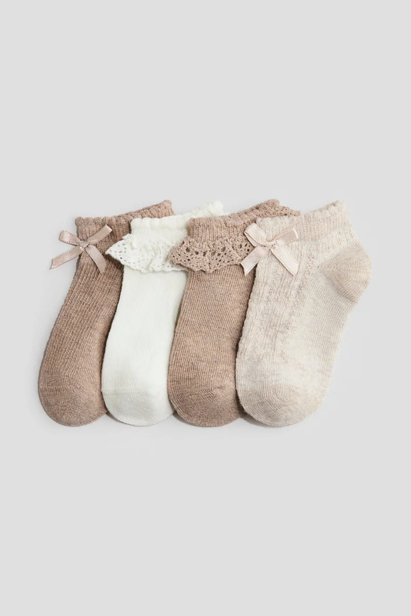 H&M 5-pack shaftless socks