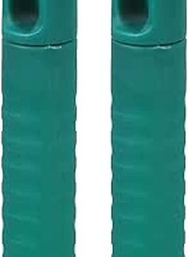 2Pcs 25mm Diameter Mop Handle Grips with Hole Plastic Replacement Tube Tail Hanger - Image 1