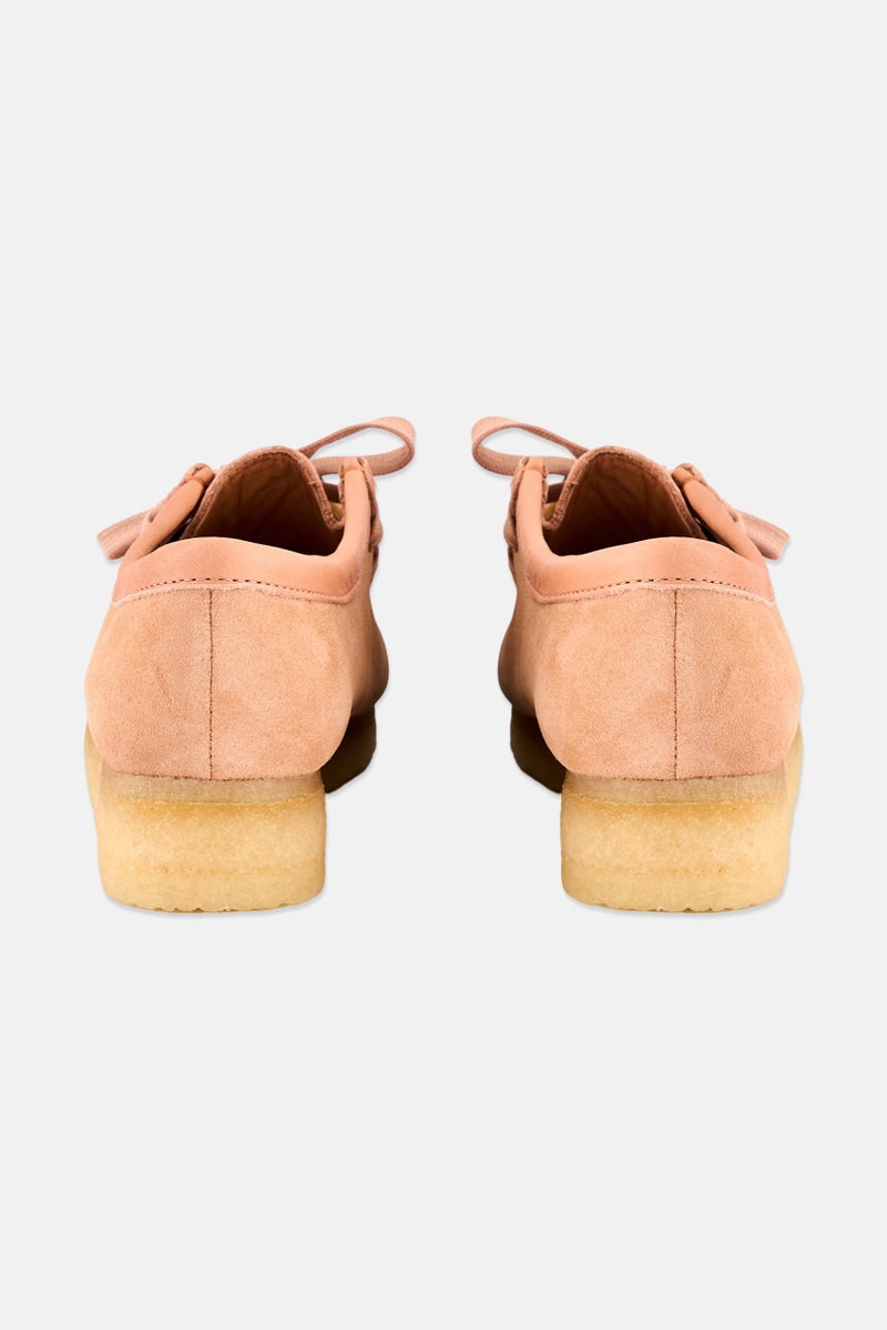 clarks Women Standard Wallabee Lace Up Shoes, Peach  - Image 2