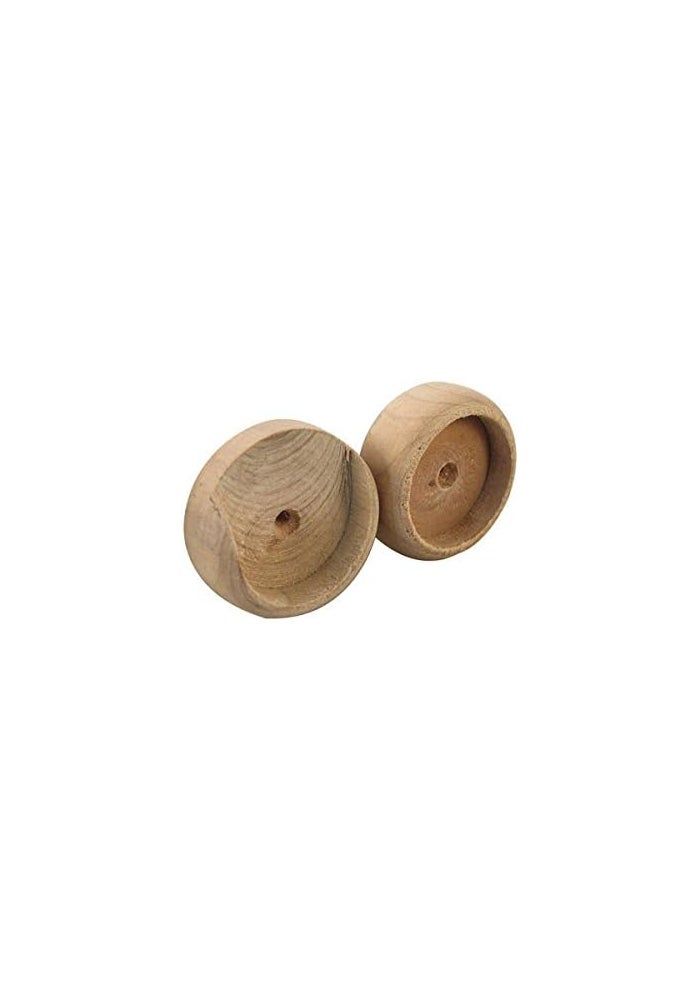 Prime-Line N 6794 1-3/8 Inch Wooden Closet Pole Socket Set - Image 3