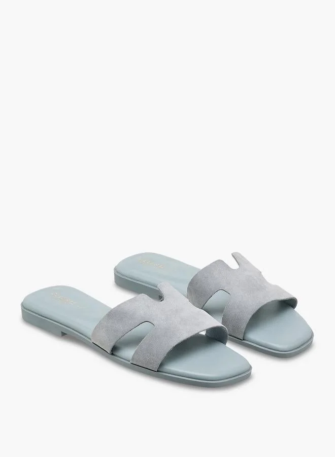 سيليست Women Slip-On Leather Sandals