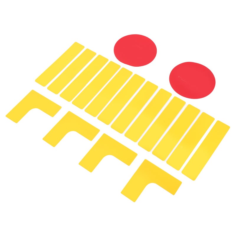POWERTI Sport Court Boundary Line Marker Pickleball Markers Set for Basketball Volleyball Tennis Badminton - Image 4