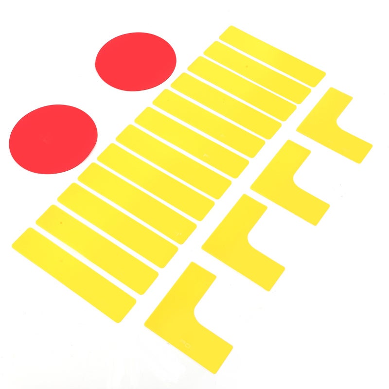 POWERTI Sport Court Boundary Line Marker Pickleball Markers Set for Basketball Volleyball Tennis Badminton - Image 3