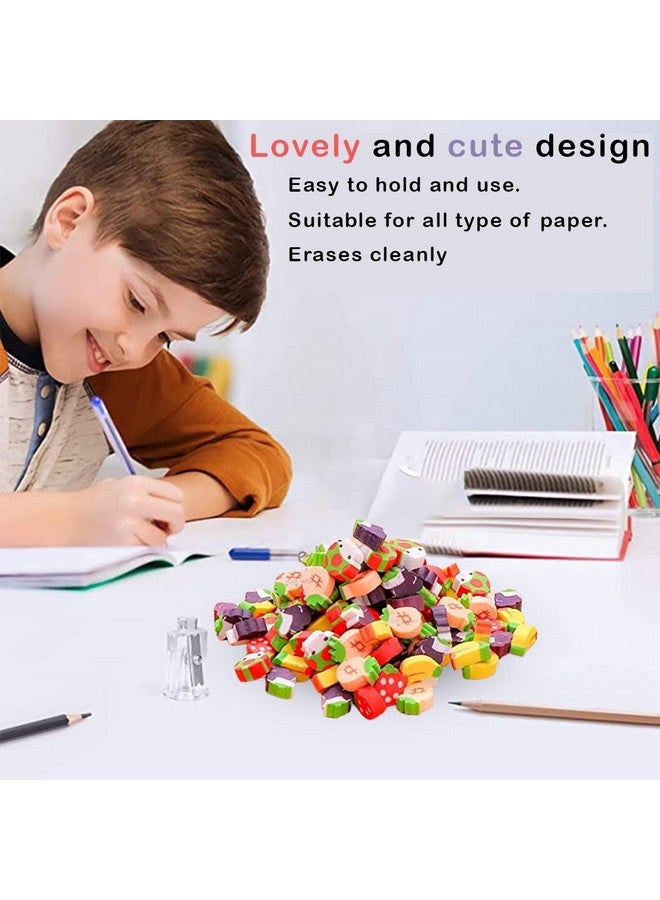 FunBlast Eraser for Kids - Fruit Erasers for Kids, Eraser Set, Eraser for Kids Stylish, Eraser Set for Return Gift, Stationary Set for Kids, Fruit Eraser, Rubber Eraser for Kids (Pack of 3 Bottles) - Image 4