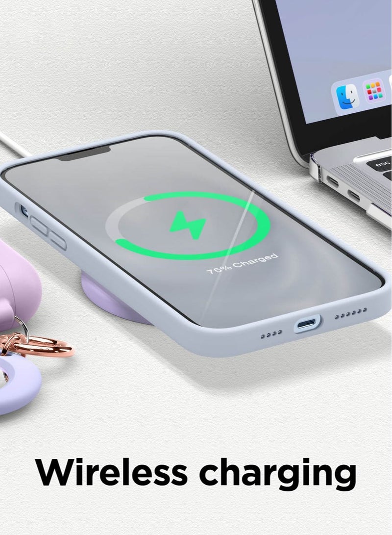 Elago Silicone for iPhone 13 Pro MAX Case Cover - Light Blue - Image 4