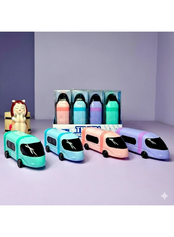 تشنغدا مبراة قطار مزدوجة مع ممحاة - أزرق - Image 4