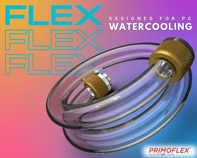 PrimoChill أنابيب التبريد المائي المرنة PrimoChill PrimoFlex LRT مخصصة - 7/16 بوصة. ID x 5/8 بوصة. OD، 10 أقدام مع تحضير النظام وسوائل التبريد، مصنوعة من مواد عالية الجودة، بفخر مصنوعة في الولايات المتحدة الأمريكية - شفافة كريستالية - Image 4